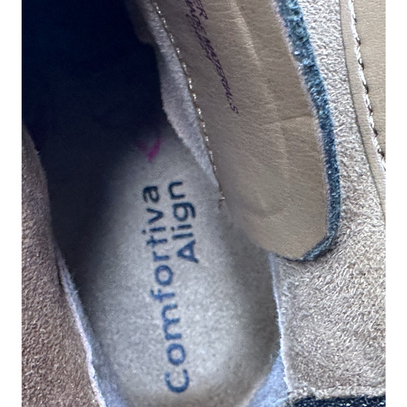 Comfortiva Renny Army Green Camo Suede Boots Womens Size 7M Back Zip New $146 - Picture 10 of 11